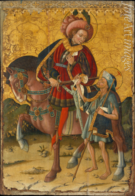 Blasco de Grañén - Der heilige Martin mit einem Bettler