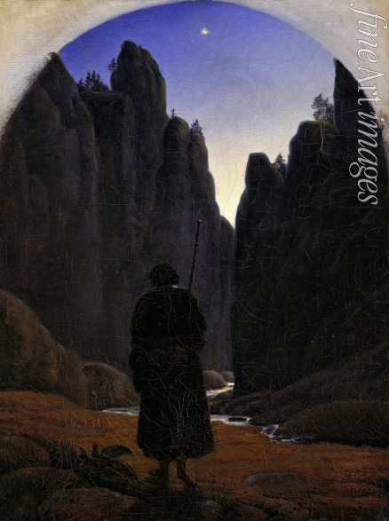 Carus Carl Gustav - Pilgrim in a Rocky Valley