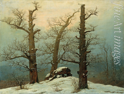 Friedrich Caspar David - Cairn in Snow