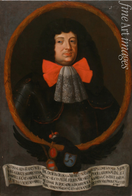 Unbekannter Künstler - Porträt von Fürst Stanislaw Kazimierz Radziwill (1648-1690)