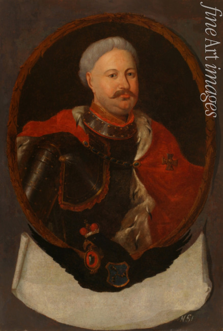 Unbekannter Künstler - Porträt von Fürst Karol Stanislaw Radziwill (1669-1719)