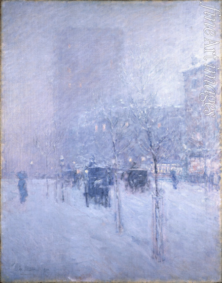 Hassam Childe - Late Afternoon, New York, Winter