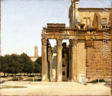 Eckersberg Christoffer-Wilhelm - View of the Via Sacra, Rome