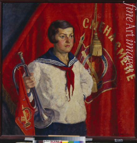 Mashkov Ilya Ivanovich - Pioneer with a trumpet