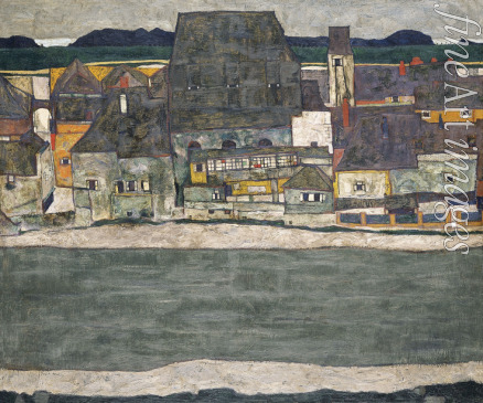Schiele Egon - Houses on the River (The Old Town)