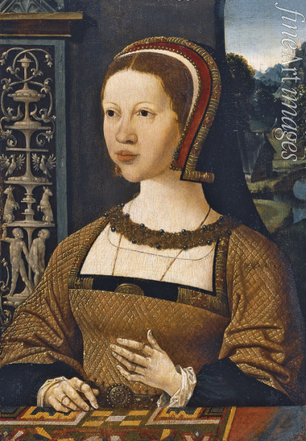 Cornelisz van Oostsanen Jacob - Porträt von Isabella von Österreich (1501-1526), Königin von Dänemark