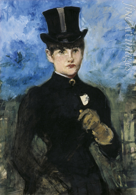 Manet Édouard - Horsewoman, Fullface