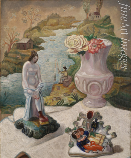 Sudeikin Sergei Jurjewitsch - Porzellanfiguren und Blumen