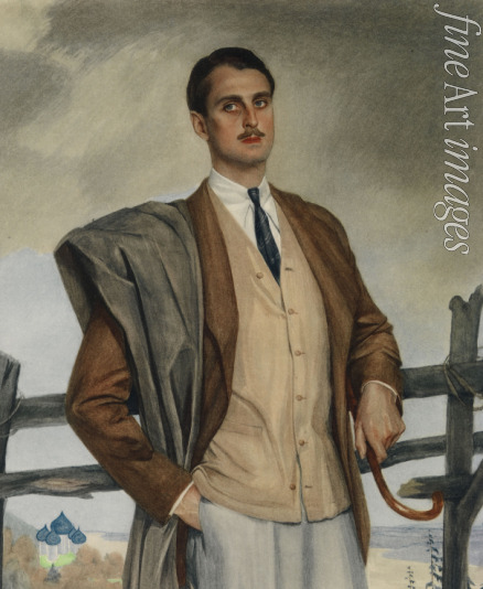 Sorin Saveli Abramovich - Portrait of Prince Sergei Platonovich Obolensky (1890-1978)