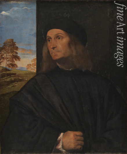 Tizian - Porträt von Maler Giovanni Bellini