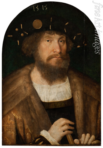 Sittow Michael - Portrait of the King Christian II of Denmark (1481-1559)