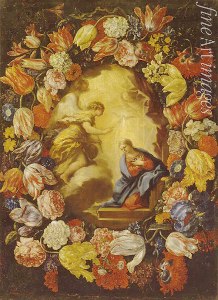 Maratta Carlo - The Annunciation with flowers