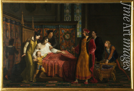 Palagi Pelagio - Begegnung Karls VIII. mit Gian Galeazzo Sforza in castello di Pavia 1494