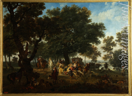 Taunay Nicolas Antoine - Henri IV and his Suite Hunting