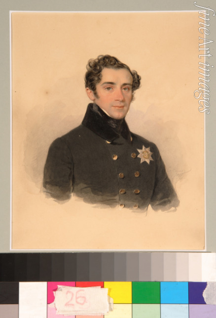 Sokolov Pyotr Fyodorovich - Portrait of Prince Alexander Fyodorovich Golitsyn (1796-1864)