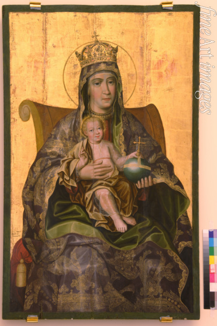 Solotarjow Karp Iwanowitsch - Thronende Madonna mit Kind