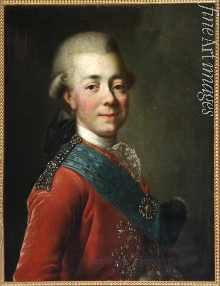 Lewizki Dmitri Grigoriewitsch - Porträt des Großfürsten Pawel Petrowitsch (1754-1801)