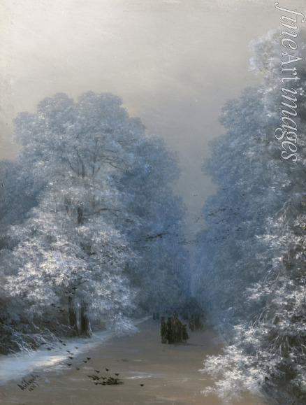 Aivazovsky Ivan Konstantinovich - Winter landscape