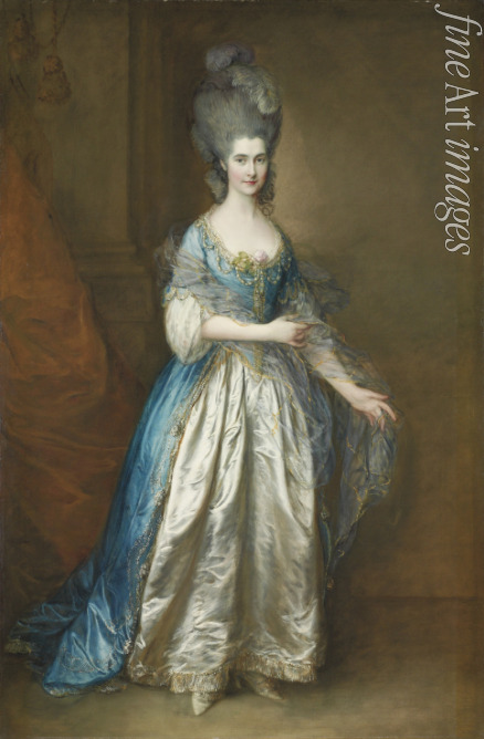 Gainsborough Thomas - Porträt von Miss Read, später Mrs William Villebois