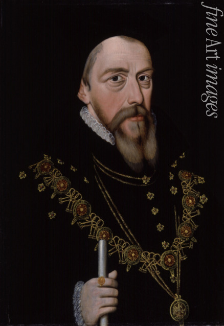Unbekannter Künstler - William Cecil, 1. Baron Burghley (1521-1598)