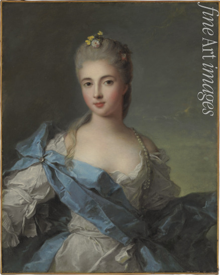 Nattier Jean-Marc - Portrait of Duchesse de la Rochefoucauld