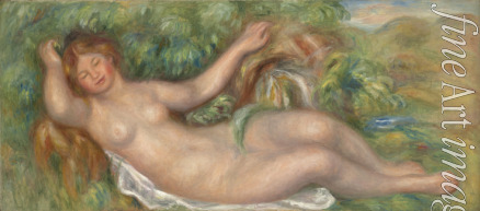Renoir Pierre Auguste - La source (Nu allongé)