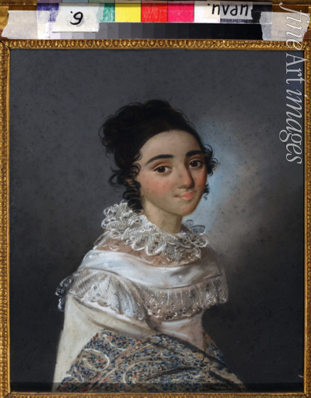 Bardou Karl Wilhelm - Porträt von Jekaterina Emmanuilowna Abamelik-Lasarewa (1806-1880), geb. Manuk-Bei