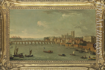 Joli Antonio - Vier Ansichten von London: Themse von Westminster aus gesehen