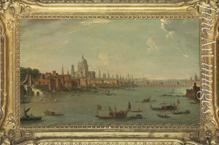 Joli Antonio - Vier Ansichten von London: Themse von St. Pauls aus gesehen