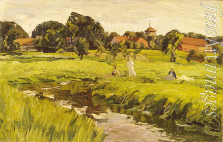 Hansch Johannes - Children at a creek