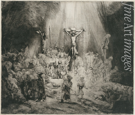 Rembrandt van Rhijn - The Three Crosses