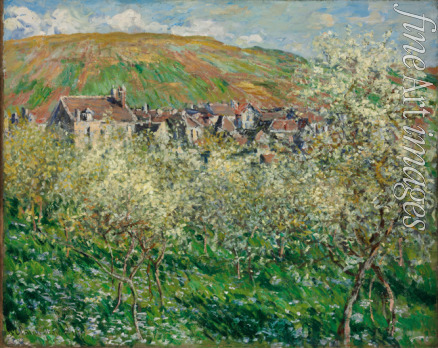 Monet Claude - Blühende Pflaumenbäume