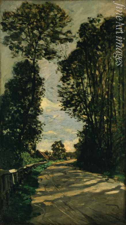 Monet Claude - Weg zum Hof Saint-Siméon bei Honfleur