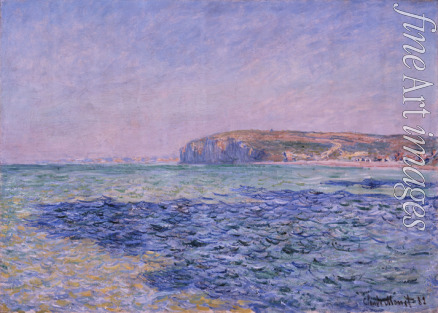 Monet Claude - Shadows on the Sea. The Cliffs at Pourville
