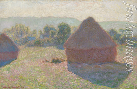 Monet Claude - Haystacks, midday