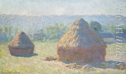 Monet Claude - Haystacks, end of Summer
