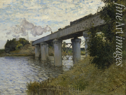 Monet Claude - Die Eisenbahnbrücke von Argenteuil