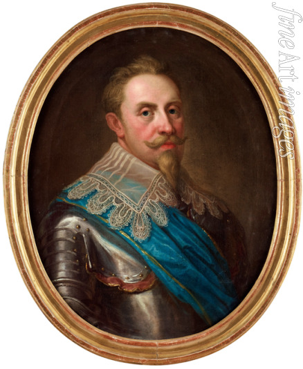 Pasch Lorenz the Younger - Portrait of the King Gustav II Adolf of Sweden (1594-1632)
