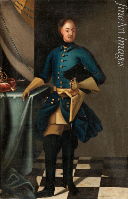 Krafft David von - Porträt von König Karl XII. von Schweden (1682-1718)