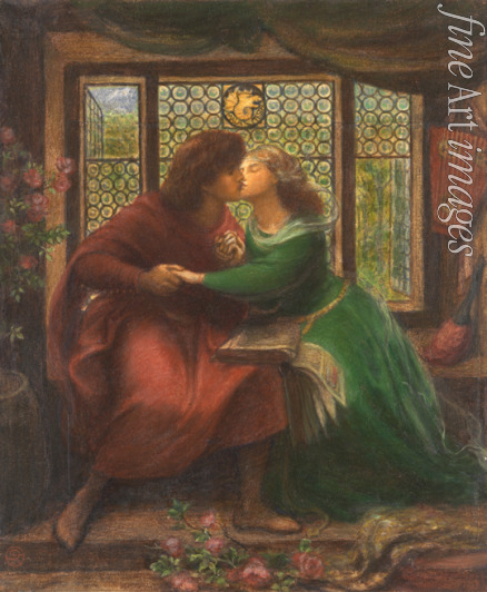 Rossetti Dante Gabriel - Paolo and Francesca da Rimini