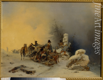 Willewalde Gottfried (Bogdan Pavlovich) - The withdrawal of the French troops from Russia