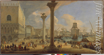 Carlevaris Luca - Venedig, Molo mit Dogenpalast