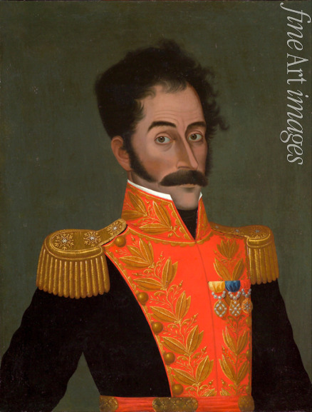 Gil de Castro José - Porträt von Simón Bolívar