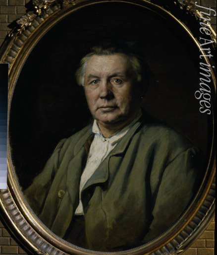 Perow Wassili Grigorjewitsch - Porträt von Maler P. S. Stepanow