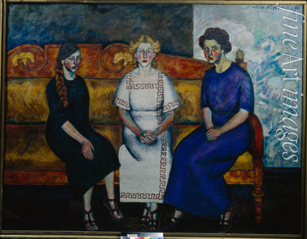Maschkow Ilja Iwanowitsch - Drei Schwestern auf der Couch
