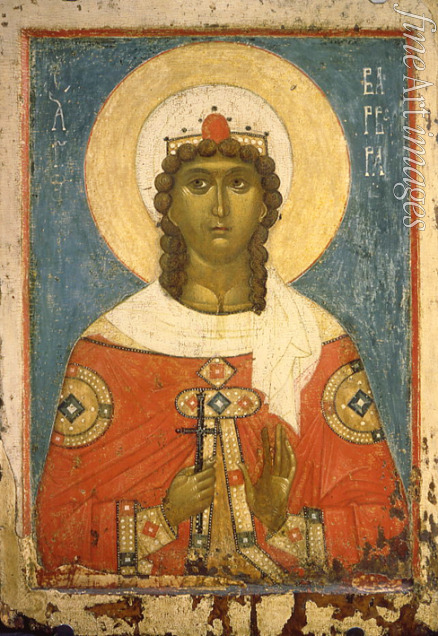 Russian icon - Saint Barbara