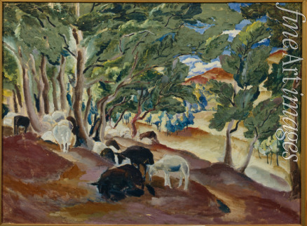 Kravchenko Alexei Ilyich - Korolkovskiye Dachas. Sheeps at the Edge of the Forest