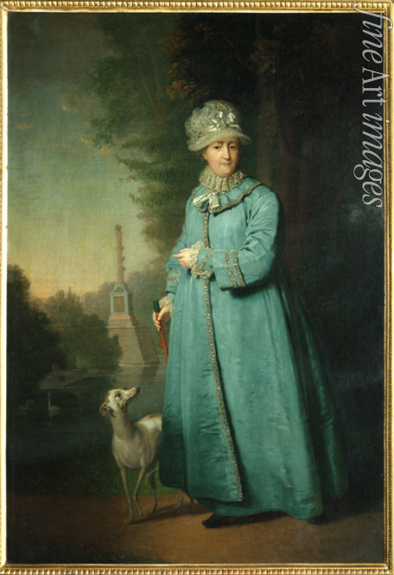 Borowikowski Wladimir Lukitsch - Spaziergang der Kaiserin Katharina II. im Park von Zarskoje Selo