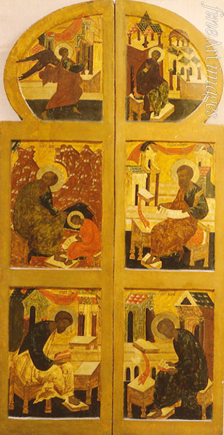 Russian icon - The Holy Gates (The Royal Doors)