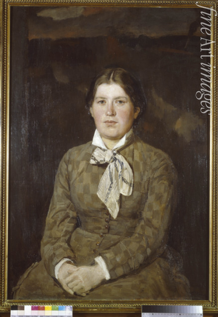 Vasnetsov Viktor Mikhaylovich - Portrait of Alexandra Vladimirovna Vasnetsova, the Artist's Wife
